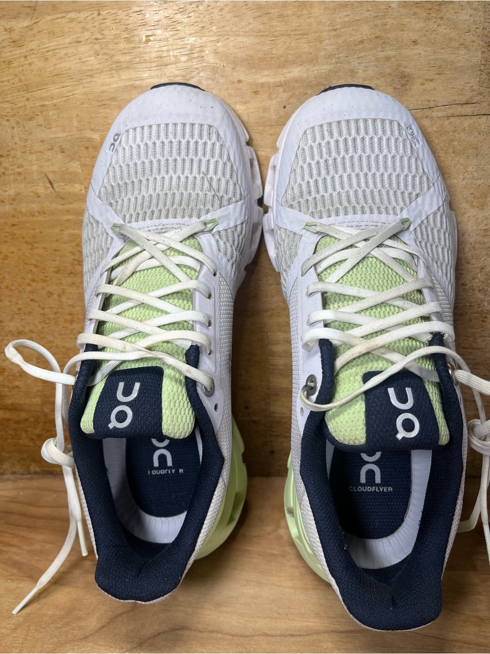 On CloudFlyer 2.0 REFLECTIVE Womens Size 7.5 Running Shoes Sneakers Gray Green - Picture 7 of 12